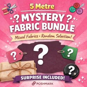 ✨Mystery Cotton Fabric Bundle - 5 Metre Total ✨